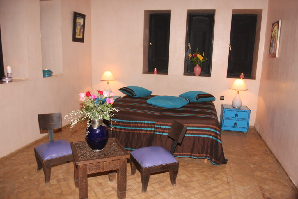 Photo de la chambre turquoise - Villa Catherine